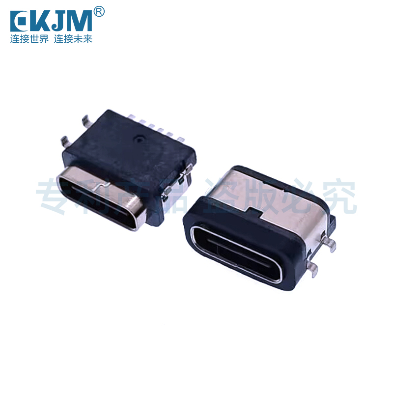 TYPE-C 6P板上防水母座 TYPE-C 6P板上防水母座